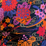 Hanae Mori 70s Full Length Floral Print Coat PRINT 5 of 6
