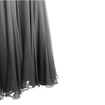Ceil Chapman 1950's Black Silk Fitted Cocktail Dress, flounce