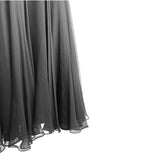 Ceil Chapman 1950's Black Silk Fitted Cocktail Dress, flounce