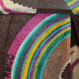 70s Lurex Glam Rainbow Dress & Jacket Ensemble DETAIL 5 of 7. RBCC