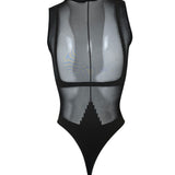 Jean Paul Gaultier x Wolford '99 Lingerie Bodysuit BACK 4/10