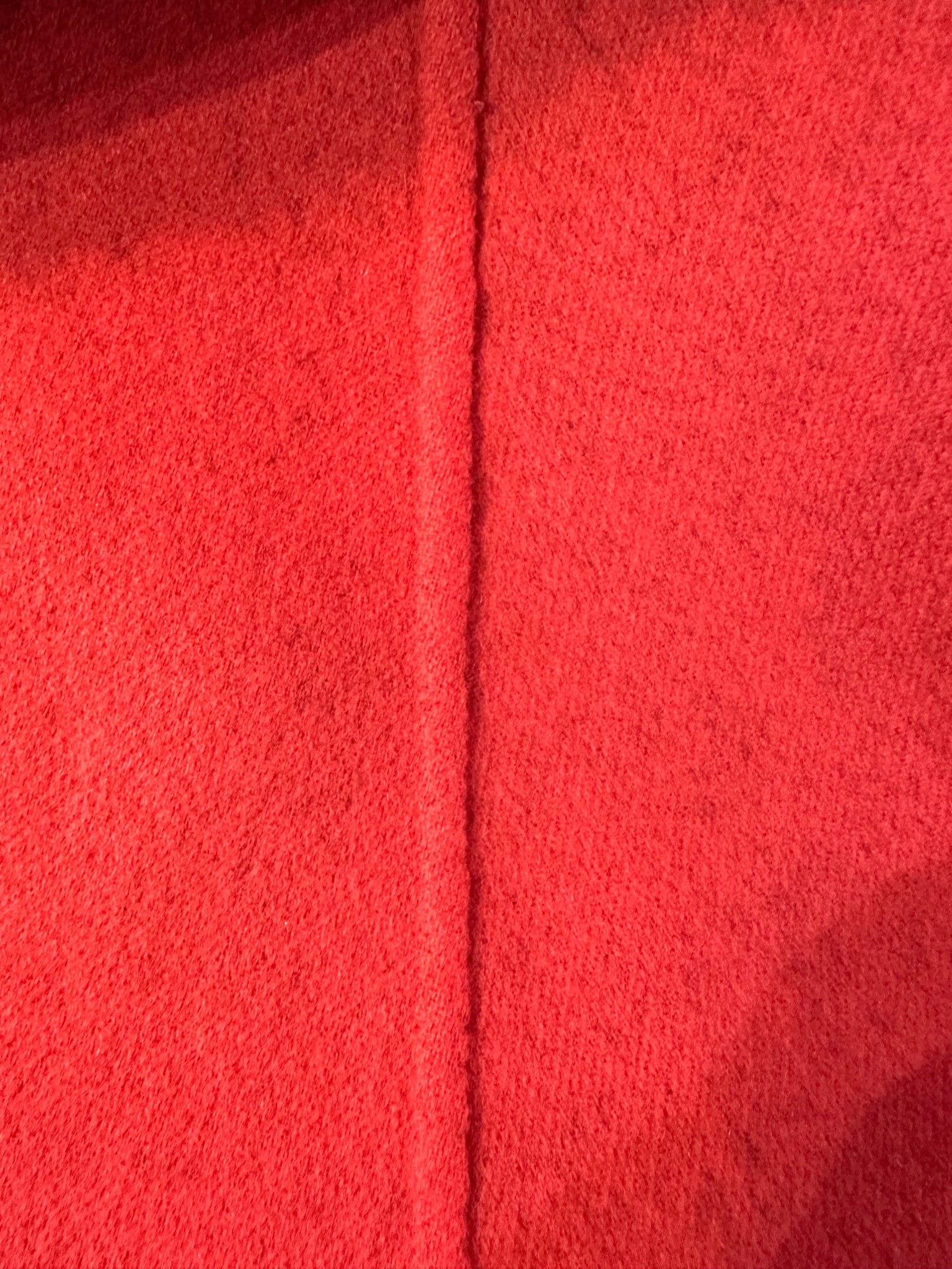  Mila Schon 90s  Wool Black & Rust Red Accented Coat  5  of 6