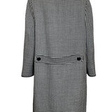 Pierre Cardin 1980s Houndstooth Coat BACK 3/6