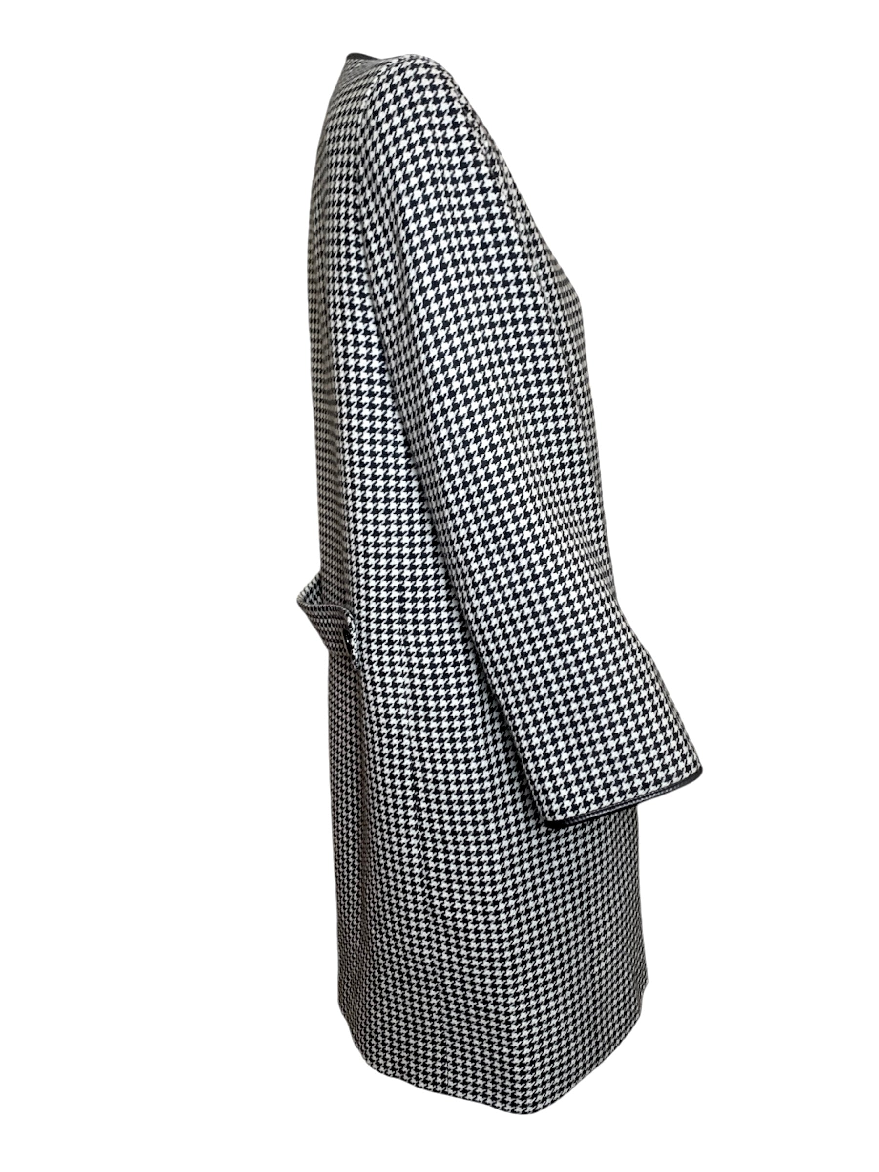 Pierre Cardin 1980s Houndstooth Coat SIDE 2/6