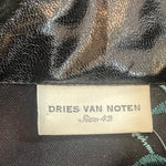 Dries van Noten Contemporary Floral Embroidered Rain Coat LABEL 5 of 5