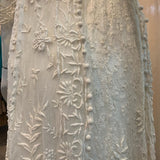  Edwardian Gown White Handmade Lace and Embroidery  FETSIL 6 of 6