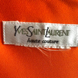 Yves Saint Laurent Orange Silk Blouse and Pants Ensemble LABEL DETAIL 11/11