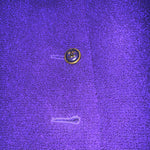  Chanel 2000s Purple Nubby Wool Skirt Suit MISSING BUTTON SKIRT 7 of 8