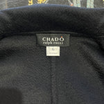 Chado Ralph Rucci S/S 2001 Charcoal Black Cashmere Pant Suit, label 2
