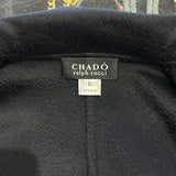 Chado Ralph Rucci S/S 2001 Charcoal Black Cashmere Pant Suit, label 2