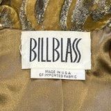 Bill Blass F/W 1997 Velvet Hand Silk Screened Coat, label