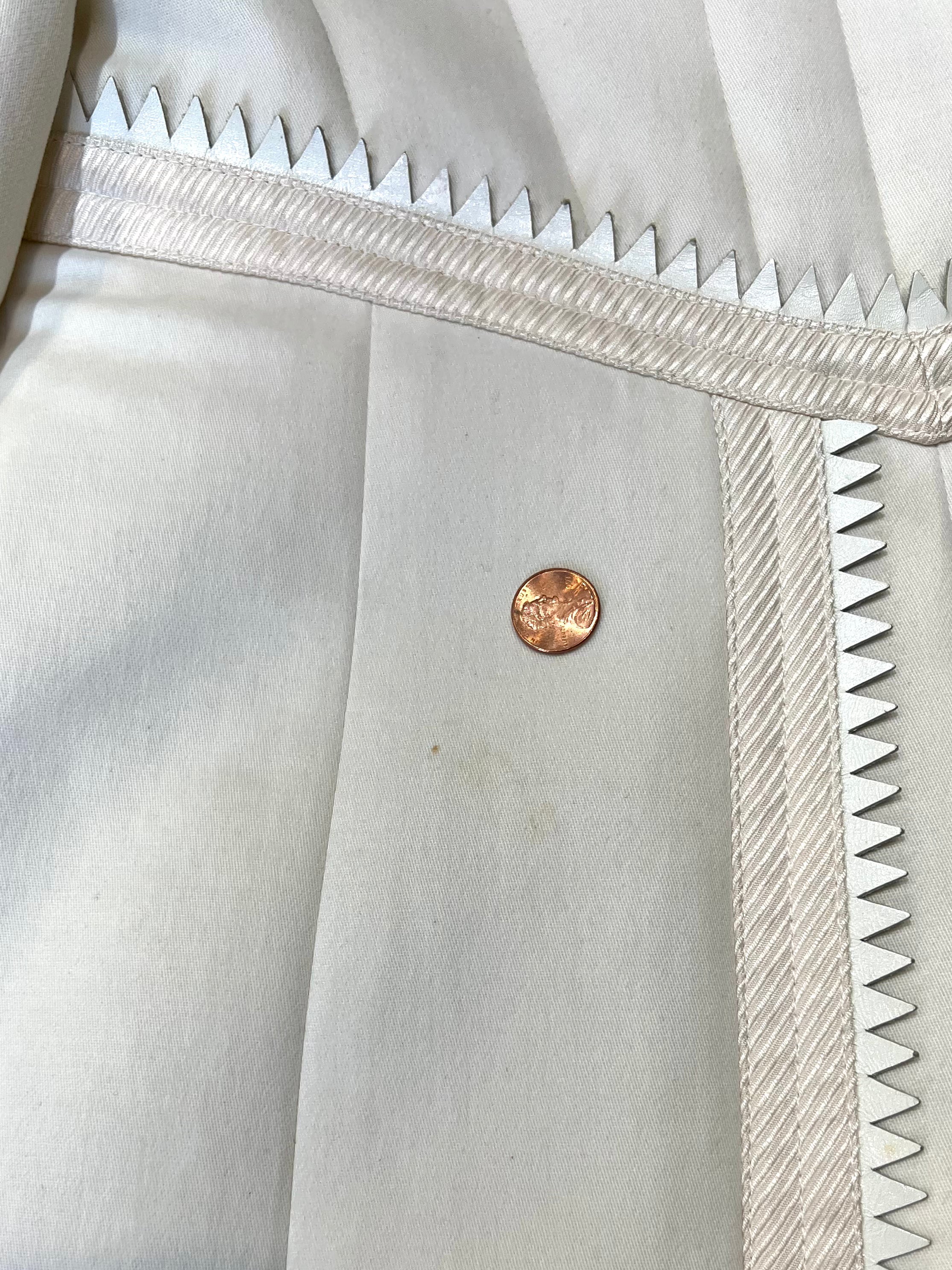 LEFT CENTER BACK, MINOR DISCOLORATION