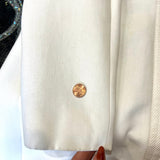 LEFT BACK OF SLEEVE, TEENY PINPOINT SPOTS