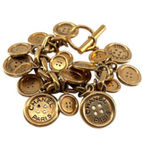 Chanel 1980’s Button Charm Bracelet