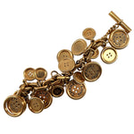 Chanel 1980’s Button Charm Bracelet, laid out