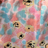 Chanel S/S 1997 Pink Multicolor Metallic Bouclé Tweed Coat, lining