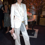Ines de la Fressange attends Saks Fifth Avenue’s Roger Vivier boutique opening on April 11, 2005.