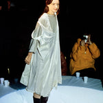  Maison Margiela Artisanal Spring 2000 Oversized Ivory Lace Slip, RARE #3 RUNWAY 7/10