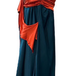 Jean Paul Gaultier 90s Jersey  Color Block Dress with Bow SIDE 2 of 4