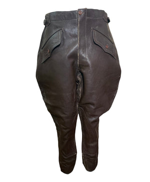 Real Brown Leather Mens Chaps