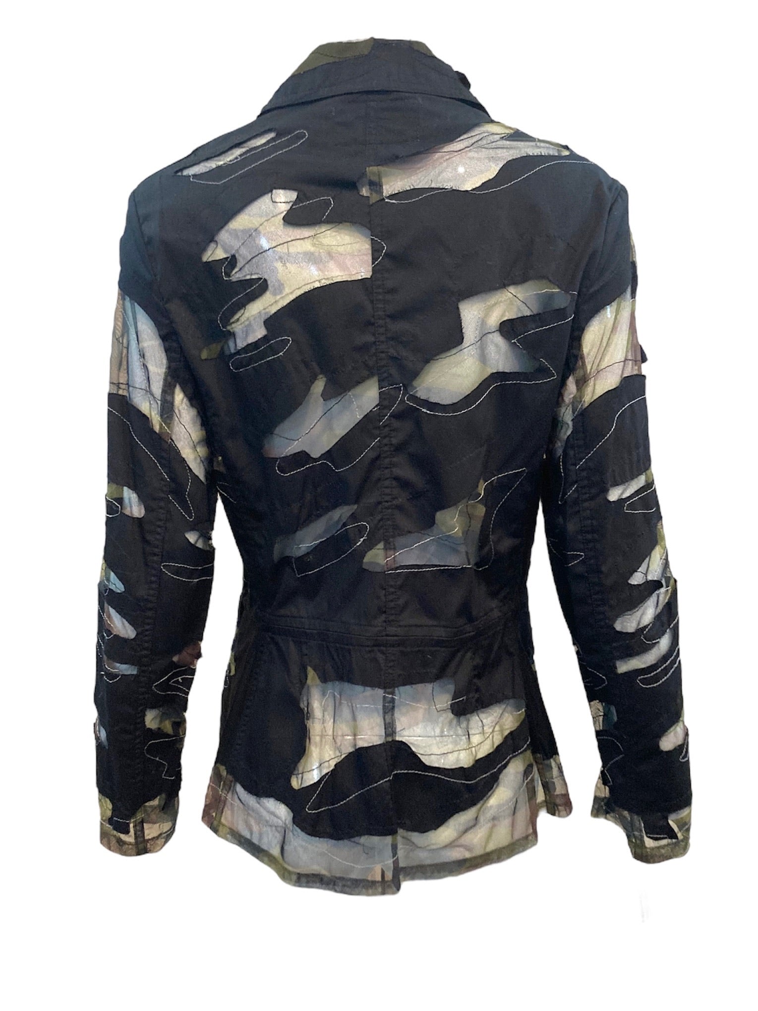 Yoshiki Hishinuma 90s Camouflage Blazer Cut Jacket BACK 3 of 5