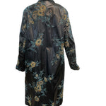 Dries van Noten Contemporary Floral Embroidered Rain Coat BACK 3 of 5