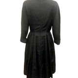 Don Loper 50s Double Breasted Black Coat BACK 2 of 5