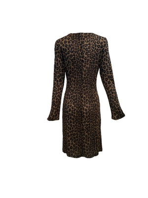 Fendi 90s Leopard Print Body on Dress BACK 4 of 5