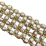 Miriam Haskell  1950s Unsigned  Faux Pearl Lariat DETAIL 3 of 4