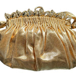 Morris Moskowitz 50s Gold Glamour Girl Evening Bag  FRONT 1 of 7