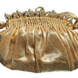 Morris Moskowitz 50s Gold Glamour Girl Evening Bag  FRONT 1 of 7