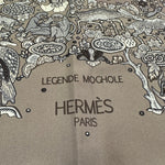 Hermes Scarf 2008 "Legende Moghole" (Mushal Legend) by Karen Petrossian  LABEL 3 of 4