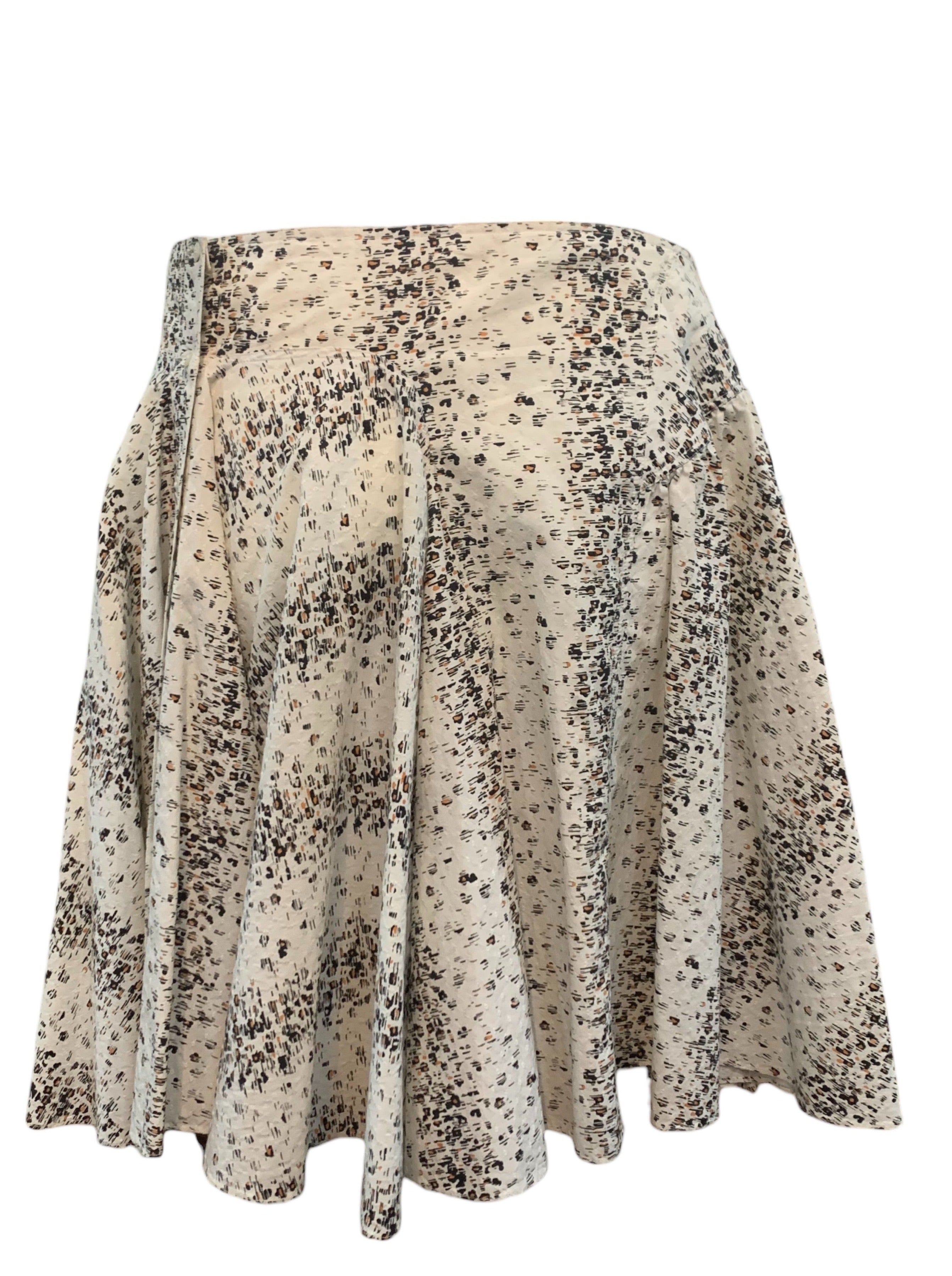 ALAIA 1990s Iconic Cotton Flare Mini Skirt BACK 2 OF 5