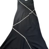  Alexander McQueen Iconic 2004 Little Black Dress with Frankenstein Stitches BACK 3 of 6