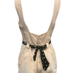 Carolyn Schnurer  40s White Cotton Playsuit BACK 3 of 4