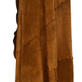 Dolce and Gabbana Y2K Suede Whip Stitched  Wrap Skirt SIDE 2 of 5