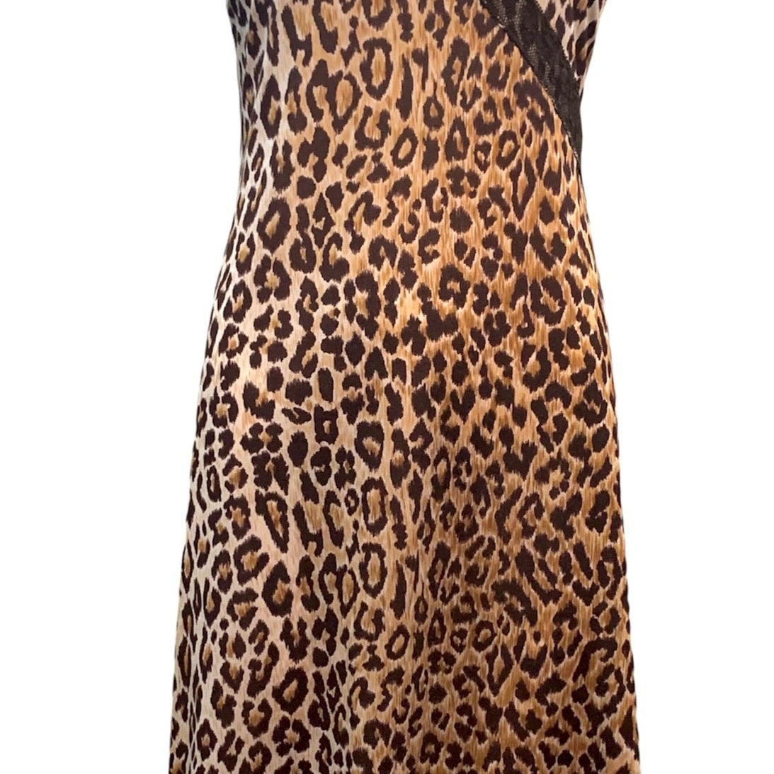 D&G Y2K Leopard Print Slip Dress FRONT 1 of 5