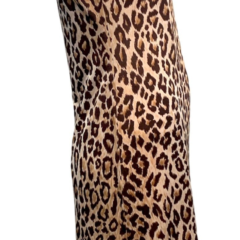 D&G Y2K Leopard Print Slip Dress SIDE 2 of 5