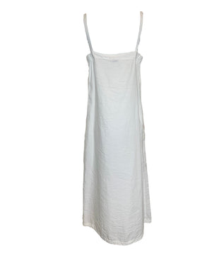 Ghost Y2K White Sun Dress with Drawstring Hem/ back 