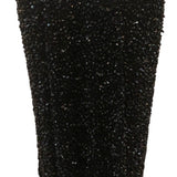 Loewe 2000s  Black  Glass Beaded Cocktail Skirt BACK 3 of 5