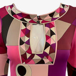   Pucci Contemporary Redux Pink & Purple Jersey Dress DETAIL 4 of 5