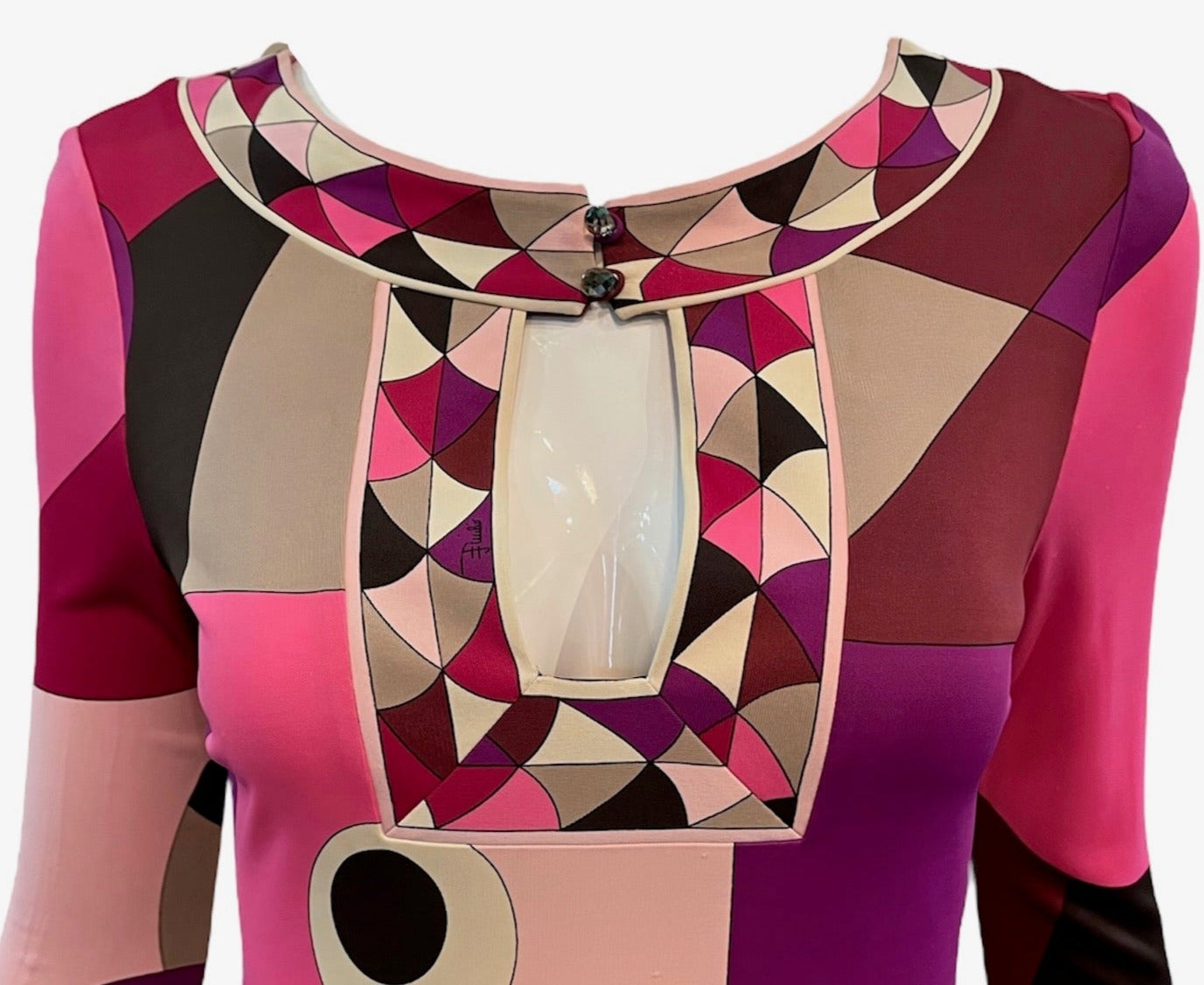 purple pucci dress Printed satin-jersey mini dress - lavender