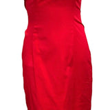 AF Vandervorst Red Strapless Dress/ front view 1 of 4