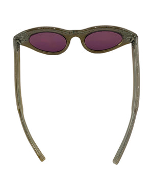50s Grey Cats Eye Rhinestone Pink Lens Sunglasses TOP 2 of 4