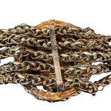 Vintage YSL Studded Chain Bracelet, closure REVERSE 4 of 5