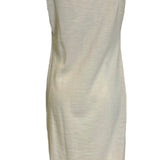 Bonnie Cashin 60s Tan  Plaid Mohair Cape with Matching Shift Dress DRESS BACK 5 of 8