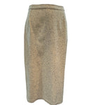  Lilli Ann 1950s Ivory Flecked Wool Skirt Suit SKIRT 6 of 7