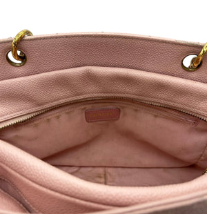 Chanel Authenticated 2002 Pale Pink Petite Timeless Tote, inside