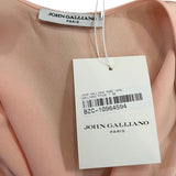  John Galliano 2000s Peachy Pink 1930s Inspired  Bias Cut Gown LABEL TAGS 5 of 5