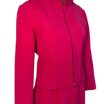 Emilio Pucci 1965 Hot Pink Braniff Stewardess Skirt Suit Uniform, upper side view